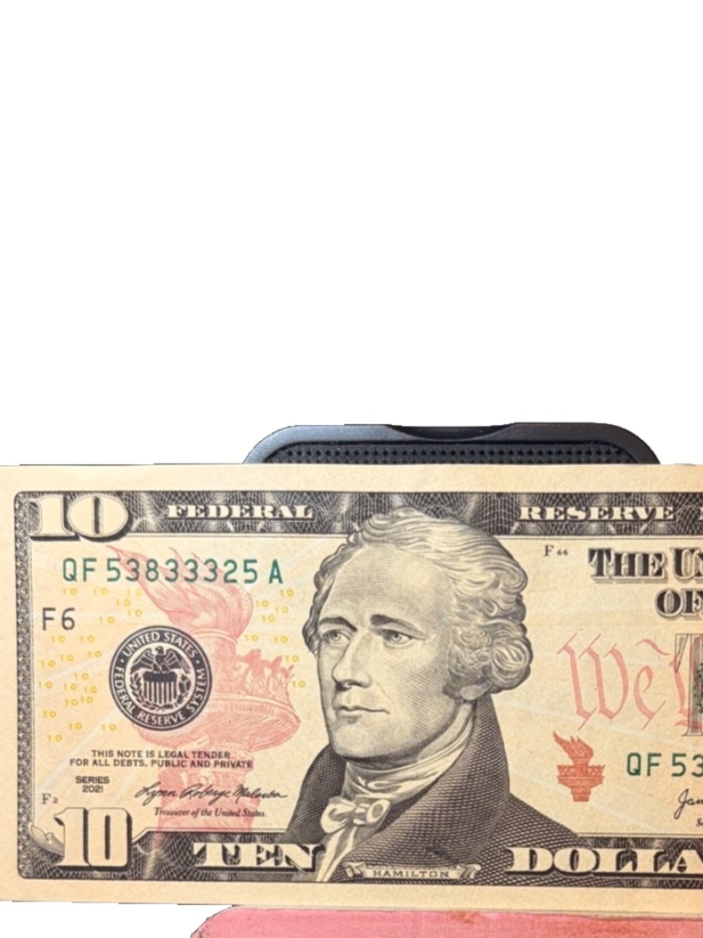 2021 UNC Trip 3s $10 Fancy Serial Number QF53833325A #206554352598